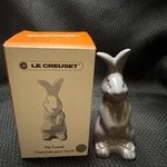 Rare Le Creuset 3/4" Bunny Rabbit Pie Baking Funnel - Cashmere Gray New Box. Fixed Price $76.99.