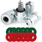 Battery Terminal Cleaner Tool With 12 Anti-corrosion Fiber Washers (6 Red, Gre. Fixed Price $16.99.