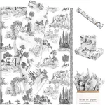 100PCS Black And White Vintage Tissue Paper French Rustic For Gift. Fixed Price $23.90.