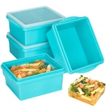 Xomoo 2 Cup Silicone Freezer Trays With Lids, Large Ice Cube Tray, Blue. Fixed Price $26.82.