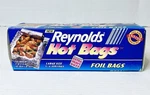 Reynolds Hot Bags Aluminum Foil 3 Large Extra Heavy Duty Discontinued Nos. Fixed Price $8.99.