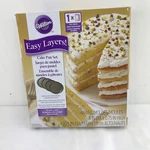 Wilton Easy Layers 4-PIECE Cake Pans Set, 8-INCH, Steel. Fixed Price $20.80.