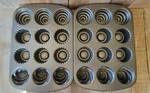 2 Nordic Ware Filled Cupcake Baking Pan Mold Pro Cast Aluminum 6 Desserts Usa. Fixed Price $32.00.