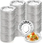 Suwimut 250 Pack Aluminum Foil Clam Shells, Disposable Food Pans Grillable. Fixed Price $25.62.