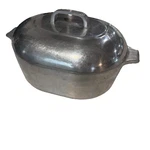 Vtg Wagner Ware Sidney Magnalite 4265 8QT Roaster Dutch Oven Trivet. Fixed Price $139.00.