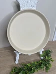 The Pampered Chef Round Deep Dish Baker Stoneware 11" Family Heritage Pizza Pan. Fixed Price $32.88.