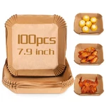 Palksky Air Fryer Baking Paper Square, Inch, 100PCS-7.9INCH. Fixed Price $15.99.