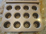 *new* Chefmade 12 Cup Non-stick Cannele Mould Muffin Pan, Pfoa Free Baking. Fixed Price $29.99.