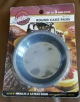 Wilton Baking Experts Set Of 3 Non Stick Performance, 4" Round Cake Pans New. Fixed Price $23.85.