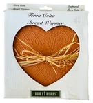 Terra Cotta Clay Bread Warmer For Basket Heart Shape New In Package. Fixed Price $12.99.