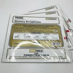 Pioneer 8"X Top-loading White Refills Page Protectors RMW-88 (lot Of 3) New. Fixed Price $17.95.
