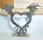 Dragon Couple Wedding Cake Topper Pewter Figurine Fellowship Foundry Us New. Fixed Price $69.95.