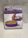 Wilton Bake Even Cake Strips 6 Pack Multi Size 35 25 10 Inch Purple Floral Bands. Fixed Price $13.95.