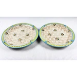 Temptations Basket Weave Light Blue Old World 5.5 Dessert Bread Plates Set Of 2. Fixed Price $17.87.