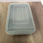 Farberware 9X13 Nonstick Cake Pan W/ Lid Baking Dish Gray Portable Storage Cover. Fixed Price $7.87.