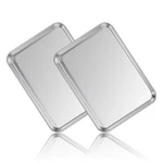 Stainless Steel Baking Sheet Set Of 2, Cookie Metal Pan Oven Tra.... Fixed Price $28.02.