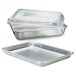 Nordic Ware Naturals 3 Piece Baking Pan Set. Fixed Price $37.00.