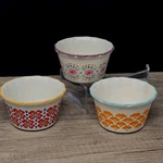 Pioneer Woman Floral Flea Market 7 Ounce Ramekins Scalloped Edge Set 3 *read. Fixed Price $12.34.