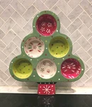 Temptations By Tara Christmas Tree Cupcake Muffin Tray New Winter Whimsy. Fixed Price $28.99.