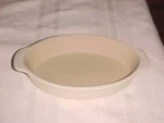 Pampered Chef Family Heritage Stoneware Oval Casserole Baking Dish - #06302. Fixed Price $7.00.