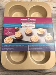 Nordic Naturals Ovenware Compact 6 Cavity Muffin Pan Gold. Fixed Price $34.87.