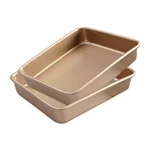 2 Pack Baking Sheet Pans, Deep Size Nonstick Cookie Brownie .... Fixed Price $27.37.