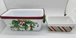 Teleflora Gift Oven Table Loaf Pan Ceramic & Michaels Baking Dish Small. Fixed Price $17.14.