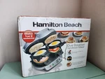 Hamilton Beach Dual Breakfast Sandwich Maker W/timer 25490A Open Box, Never Used. Fixed Price $51.99.