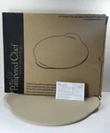 Pampered Chef Round Stone 1341 Pizza 13" 13IN Handles Tray. Fixed Price $75.00.