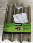 Amagabeli Nonstick Perforated Baguette Pan 15" X 10.5 French Bread Baking. Fixed Price $13.81.