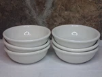 Tuxton White Cream Cereal Soup Salad Bowls Set Of 6 Read. Fixed Price $49.99.