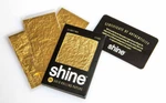 Authentic Shine 12 Sheet Pack Of Real 24K Gold Rolling Papers!. Fixed Price $44.95.