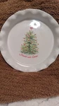 The Pioneer Woman Stoneware Round Pie Dish 10IN Christmas Made With Love Red. Fixed Price $22.99.
