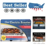 2 Count Clear Disposable Cooking Liners For Enhanced Meal Flavor & Easy Clean. Fixed Price $11.69.