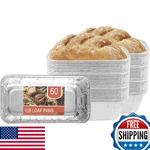 Party Bargains 1 Lb Loaf Pans Disposable Aluminum Bread Tins, 60 Pack Heavy-du. Fixed Price $49.45.