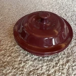 Pampered Chef Cranberry Stoneware Casserole Dish W/ Lid 1.5L 1121. Fixed Price $19.99.