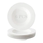 Tamaykim 6 Piece Porcelain Pasta Bowls, Oz 8.5 Inch - Pcs, White. Fixed Price $48.99.