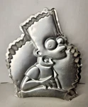 Wilton Bart Simpson 1990 Cake Pan Mold #2105-9002. Fixed Price $13.91.