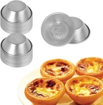 25 Pcs Mini Tiny Pie Muffin Cupcake Pans Egg Silver Round Tart Molds. Fixed Price $25.27.