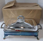 Oneida Covered Bake And Serve With Ovenware Glass Liner 2 Qt Fs. Fixed Price $110.00.
