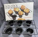 Vintage Progressive Popover Pan Non Stick Bake Ware 1987 BNSP-100. Fixed Price $16.99.