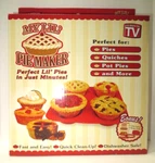 My Lil 4 Maker Baking Kit Silicon 3" Mini Pies Quiches Pot Plates Pans. Fixed Price $9.99.