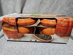 Crofton Mini Pumpkin Casserole Dishes With Lids Orange .4 Qt Oven Safe 2 Pack. Fixed Price $27.77.