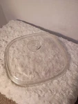 Vintage Pyrex A-12-C Square Glass Replacement Lid For Corning Ware 10" Dish. Fixed Price $14.99.