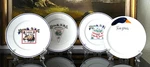 Set Of 4 Revol Porcelain French Serving Dish Plates, 3 Cheeses And 1 Foie Gras.. Fixed Price $36.50.