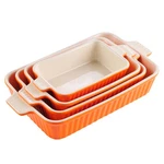 Malacasa Bakeware Set Of 4, Porcelain Baking Pans For Oven, Casserole Dis.... Fixed Price $92.98.