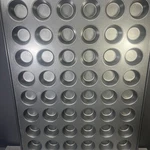Wilton Perfect Results Mega Mini Muffin Pan 48 Cavity 22"X15". Fixed Price $18.04.