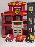 Kid Connection Fire Station Playset With 3 Vehicles. Fixed Price $22.40.