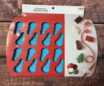 Celebrate Silicone Mold (christmas Snowman 24 Cavity Candy New (blue). Fixed Price $6.00.