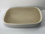 Pampered Chef Stone Baker 1310 White French Vanilla 9X13 Rectangle Seasoned. Fixed Price $49.99.